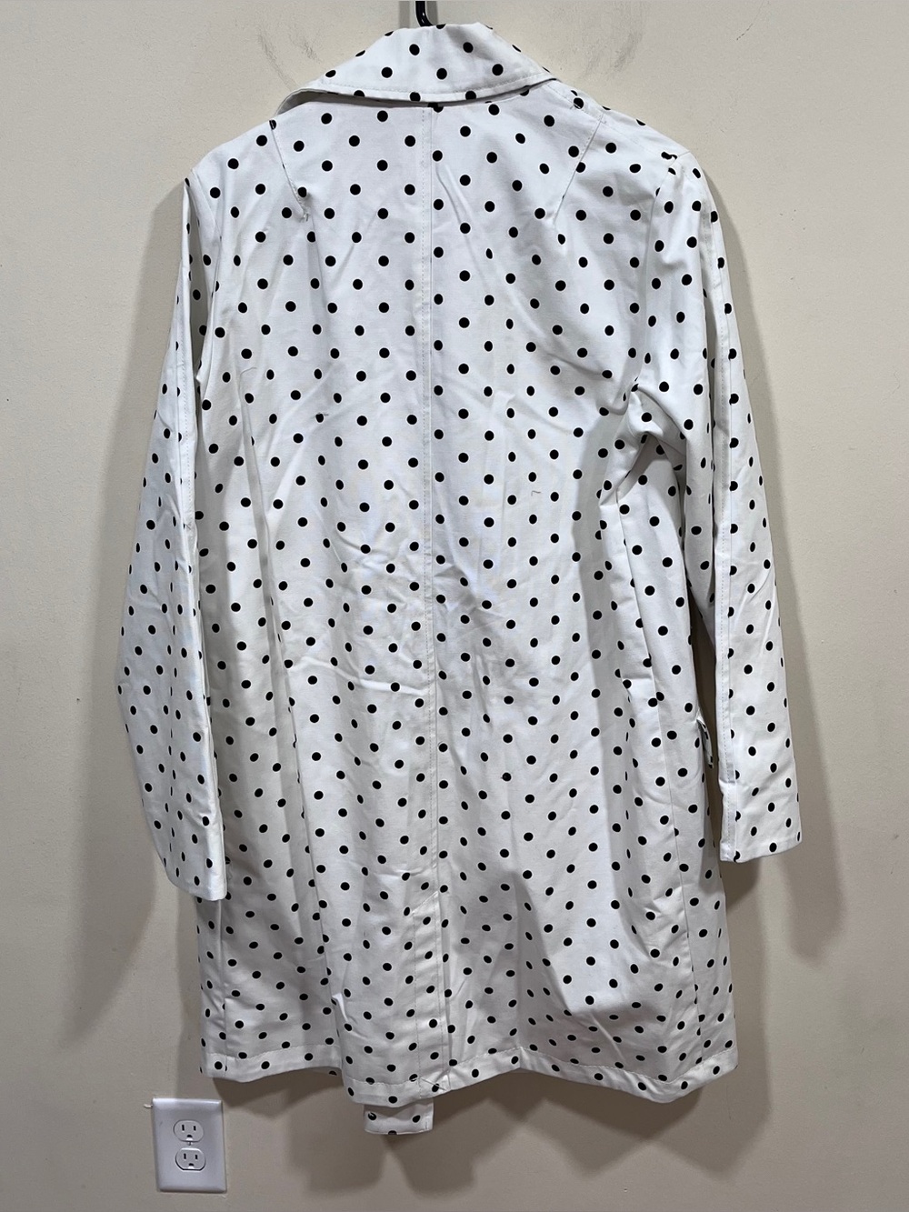 NWT ANTHROPOLOGIE Polka Dot Embroidered Trench size small - Picture 7 of 7